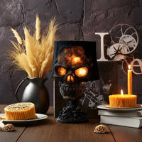 Halloweenowa Lampa Grozy z Czaszką