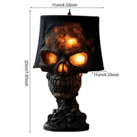 Halloweenowa Lampa Grozy z Czaszką