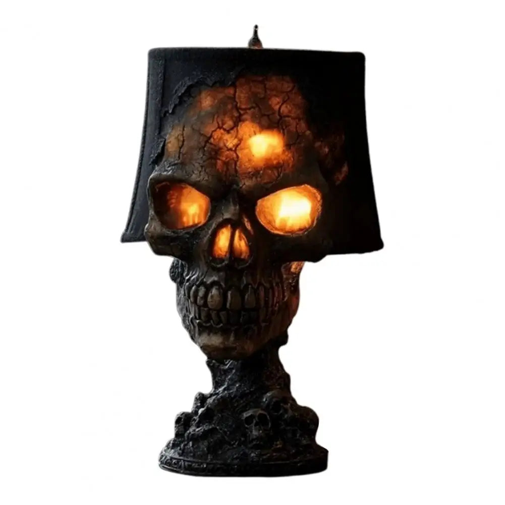 Halloweenowa Lampa Grozy z Czaszką